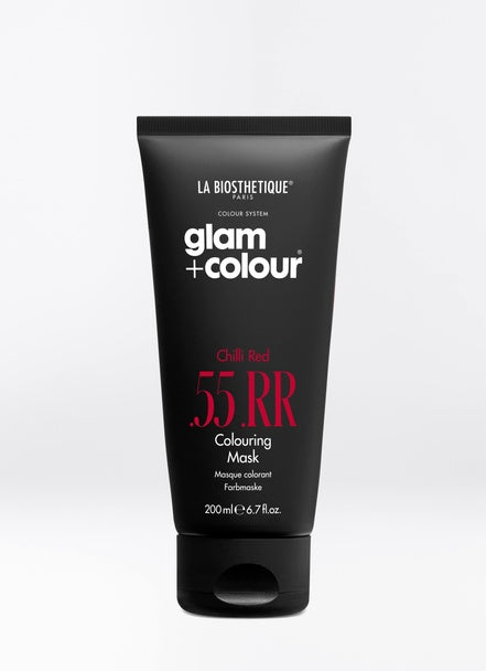 Glam+Colour Chilli Red .55 .RR Colouring Mask 200 ml la biosthetique
