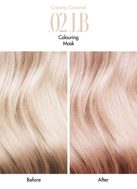 Glam+Colour Creamy Caramel .02 .LB Colouring Mask 200 ml la biosthetique