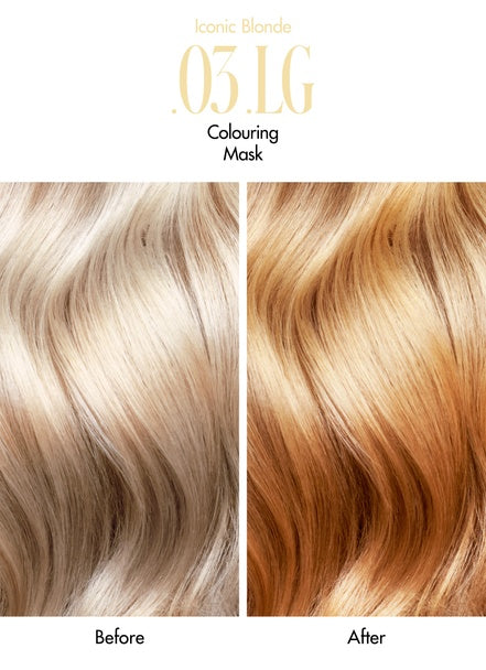 Glam+Colour Iconic Blonde .03 .LG Colouring Mask  200 ml la biosthetique