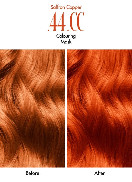 Glam+Colour Saffron Copper .44 .CC Colouring Mask 200 ml la biosthetique