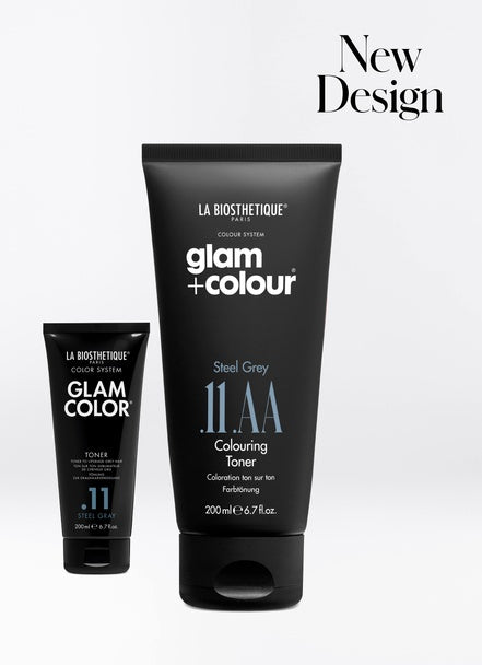 Glam+Colour Steel Grey .11 .AA Colouring Toner 200 ml la biosthetique